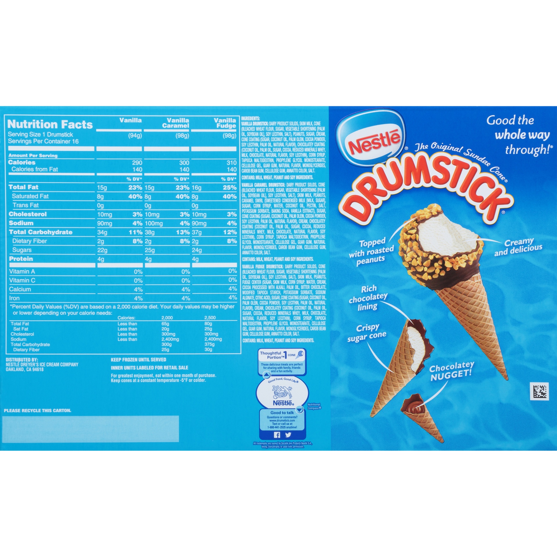 Nestle Drumstick Variety 16 ct; 4.6 fl oz Shipt