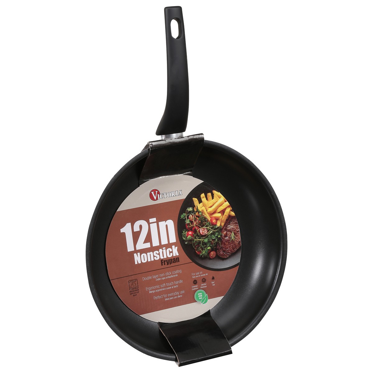 slide 4 of 9, VICTORIA 12" Hammertone Fry Pan, 1 ct