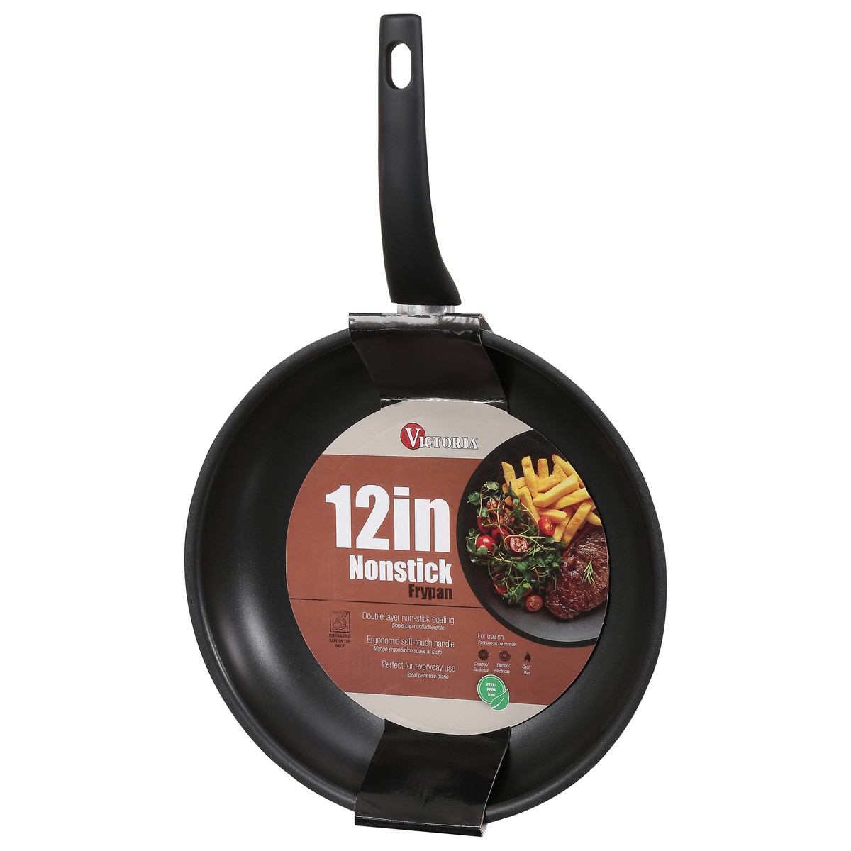 slide 5 of 9, VICTORIA 12" Hammertone Fry Pan, 1 ct