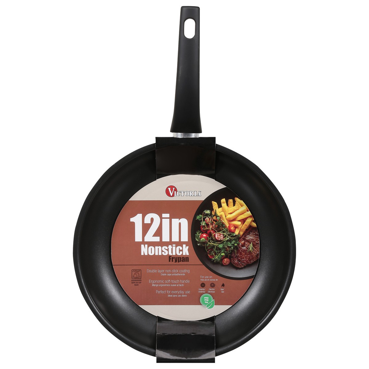 slide 1 of 9, VICTORIA 12" Hammertone Fry Pan, 1 ct