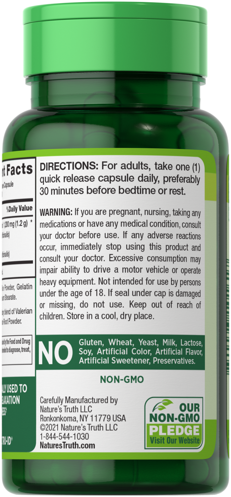 slide 4 of 4, Nature's Truth Natures Truth 1200 Mg Valerian Root, 90 ct; 1200 mg