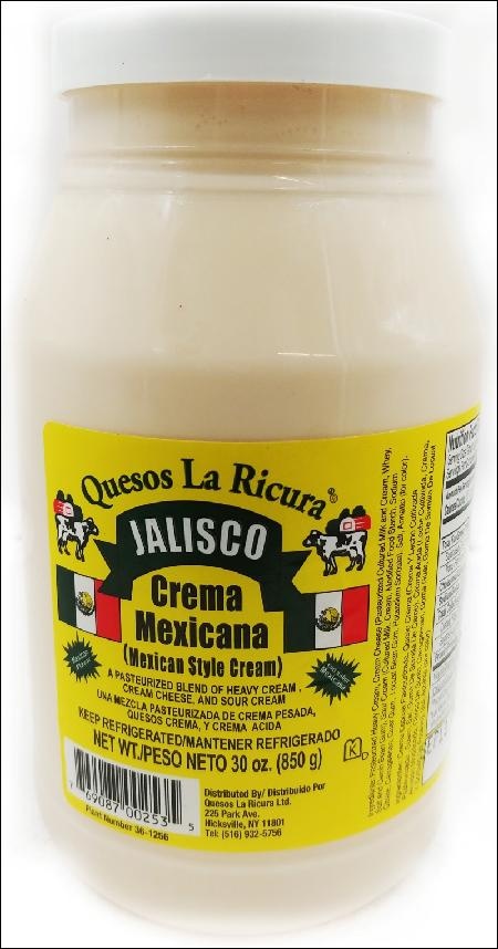 slide 1 of 1, La Ricura Ric Jalsc Mex Crm Btl, 30 oz