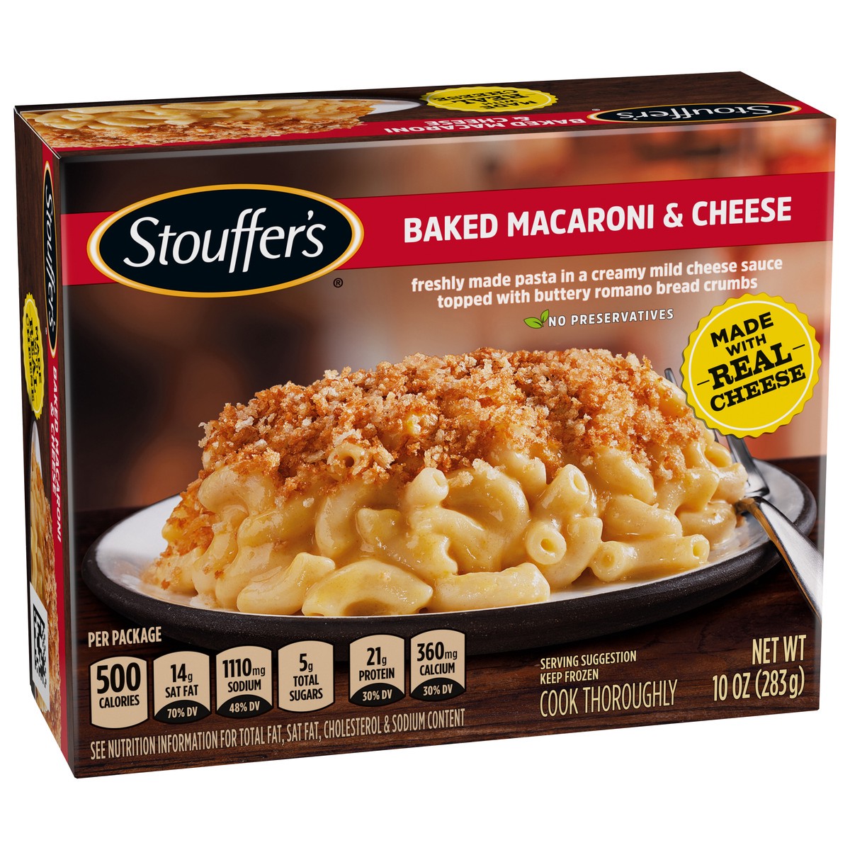 slide 3 of 11, Stouffer's Baked Macaroni & Cheese, 10 oz