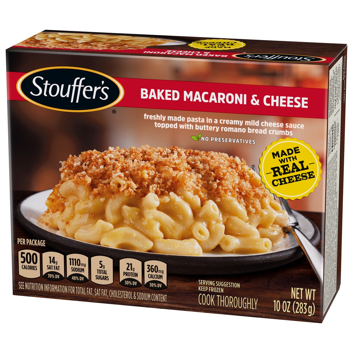 slide 4 of 11, Stouffer's Baked Macaroni & Cheese, 10 oz