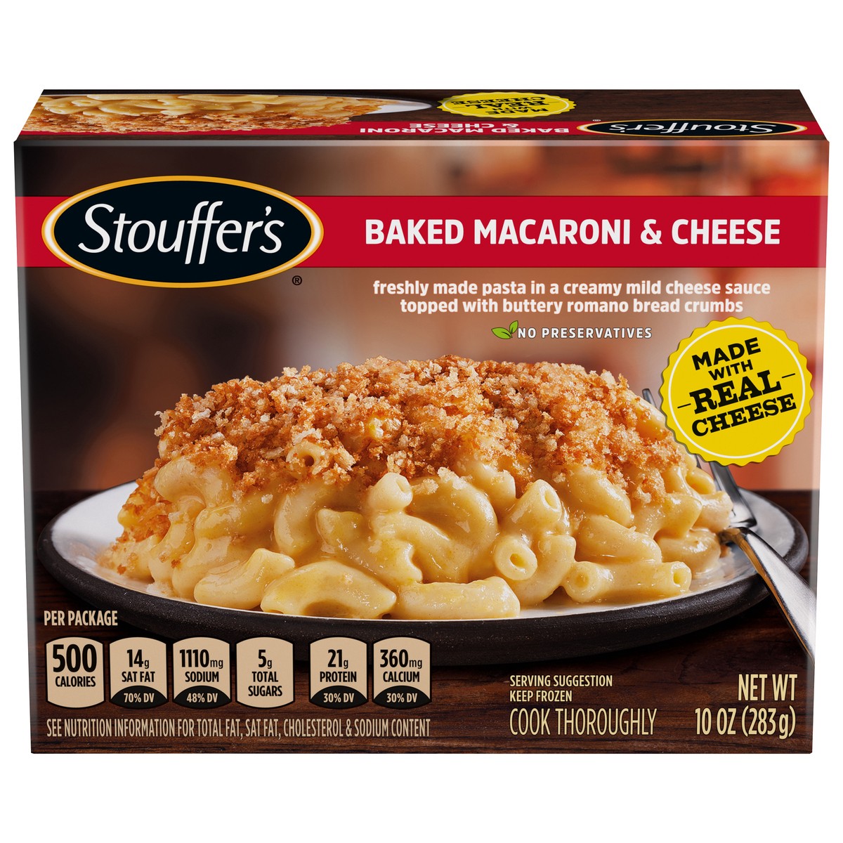 slide 2 of 11, Stouffer's Baked Macaroni & Cheese, 10 oz