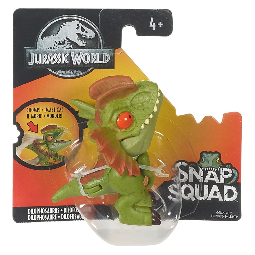 slide 1 of 1, Mattel Jurassic World Snap Squad Dilophosaurus Toy, 1 ct