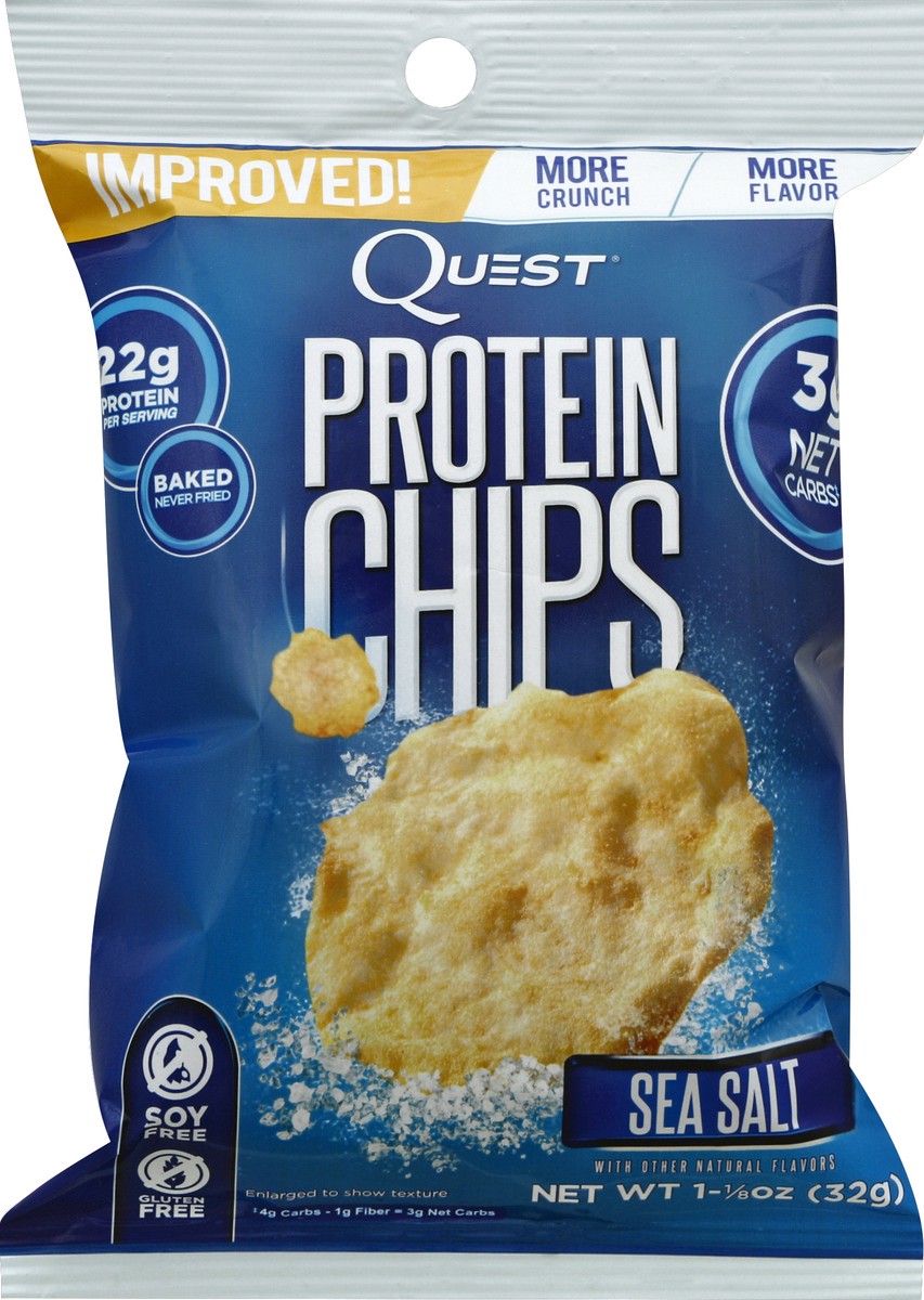 slide 5 of 5, Quest Protein Chips Sea Salt, 1.125 oz