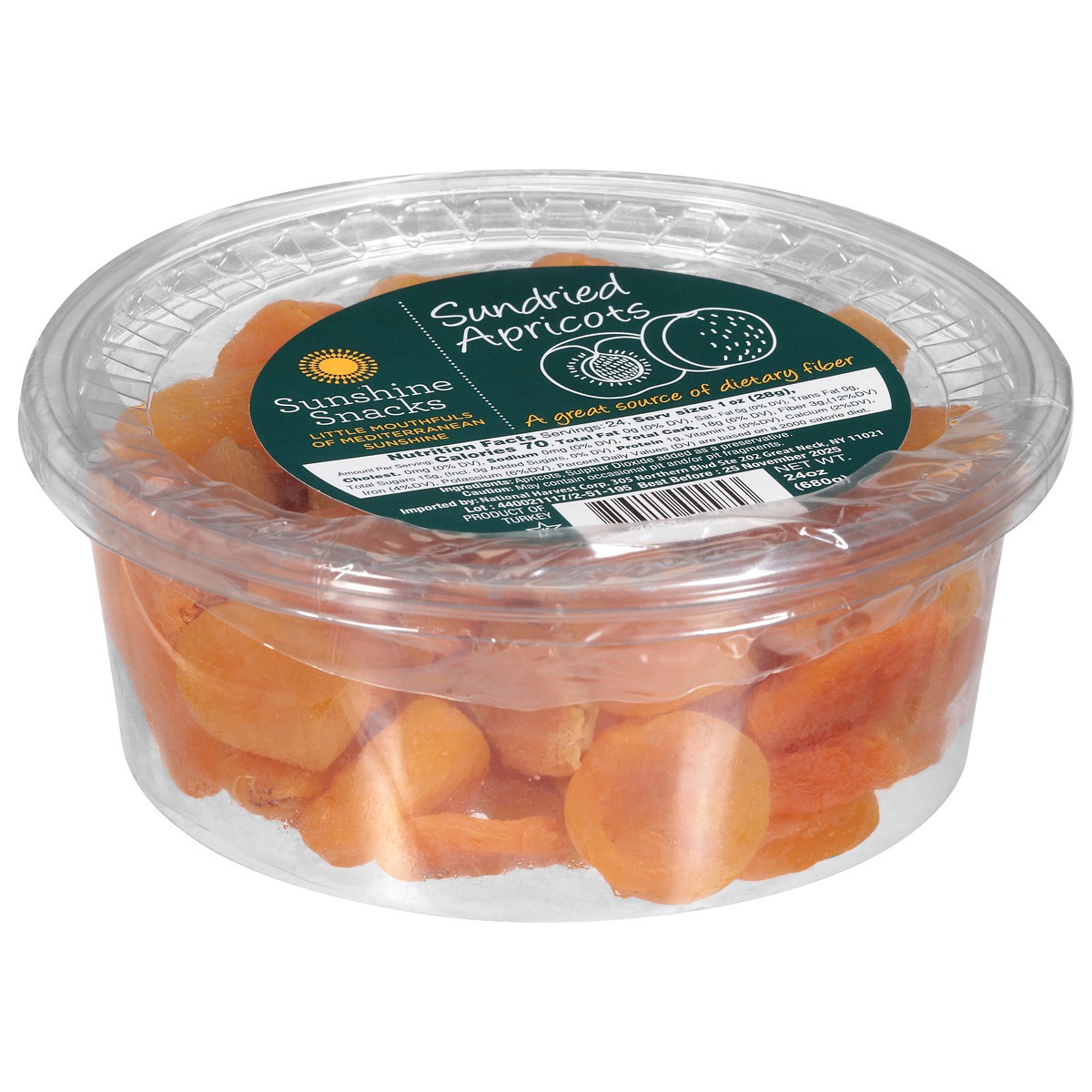 slide 5 of 13, Sunshine Snacks-apricots - 24 OZ, 24 oz