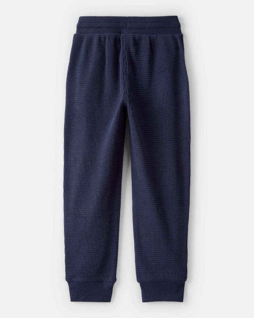 slide 2 of 3, Oshkosh Boys Thermal Drawstring Joggers - Navy Navy 6, 1 ct