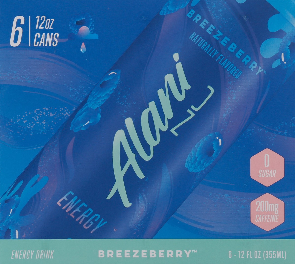 slide 6 of 9, Alani Nu Breezeberry Energy Drink 6 - 12 fl oz Cans, 6 ct