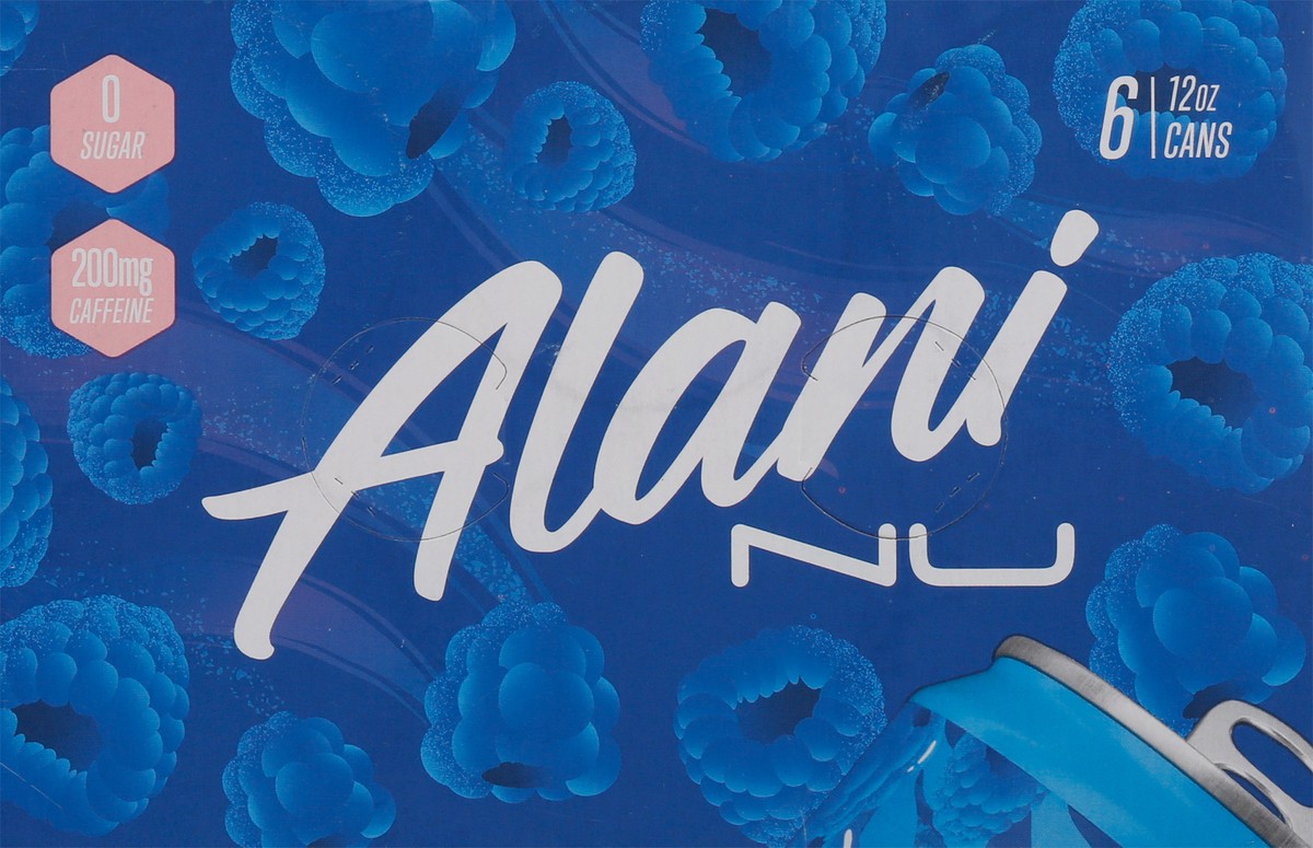 slide 9 of 9, Alani Nu Breezeberry Energy Drink 6 - 12 fl oz Cans, 6 ct