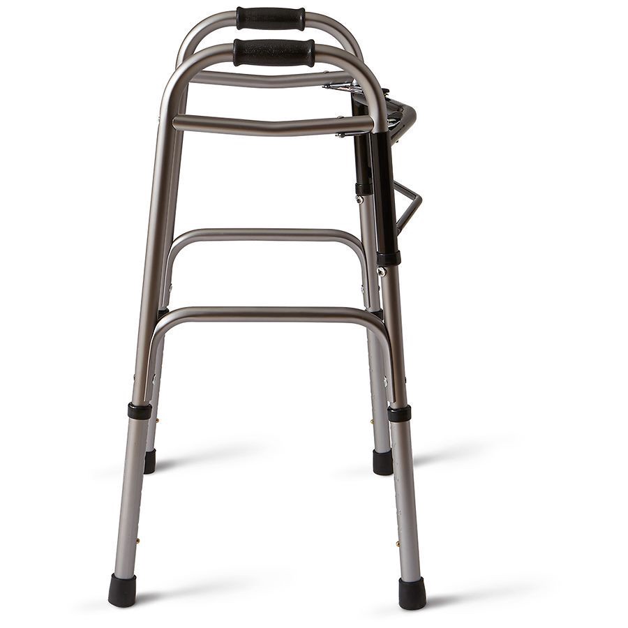 slide 3 of 5, Walgreens Adjustable Folding Walker, 1 ct