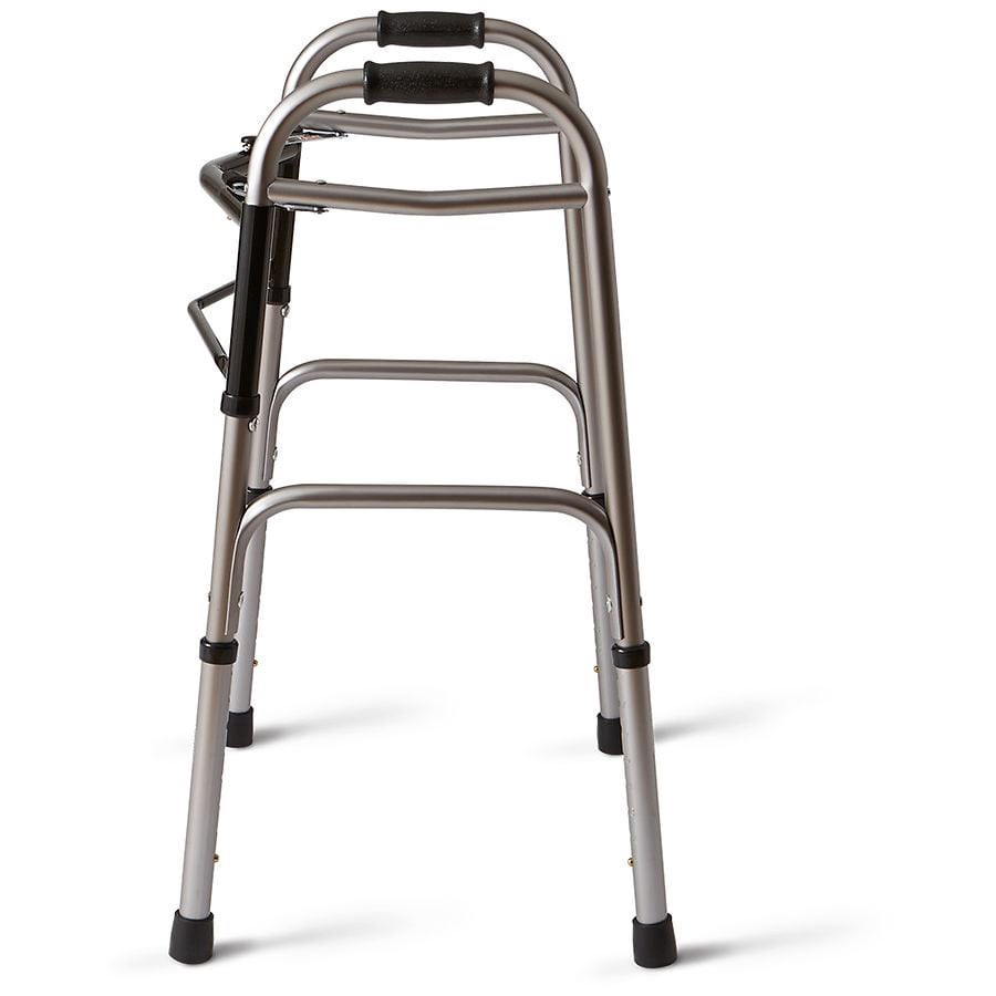 slide 2 of 5, Walgreens Adjustable Folding Walker, 1 ct