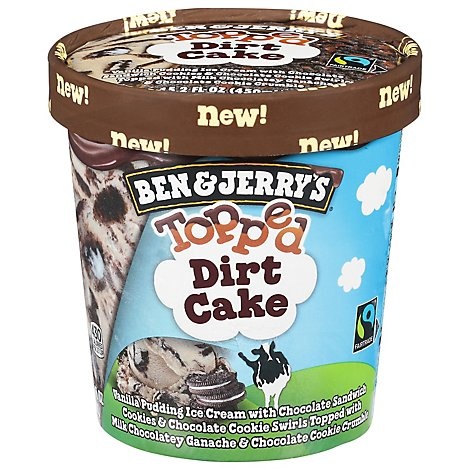 slide 1 of 1, Ben & Jerry's Ice Cream Dirtcake, 450 ml;450 ml
