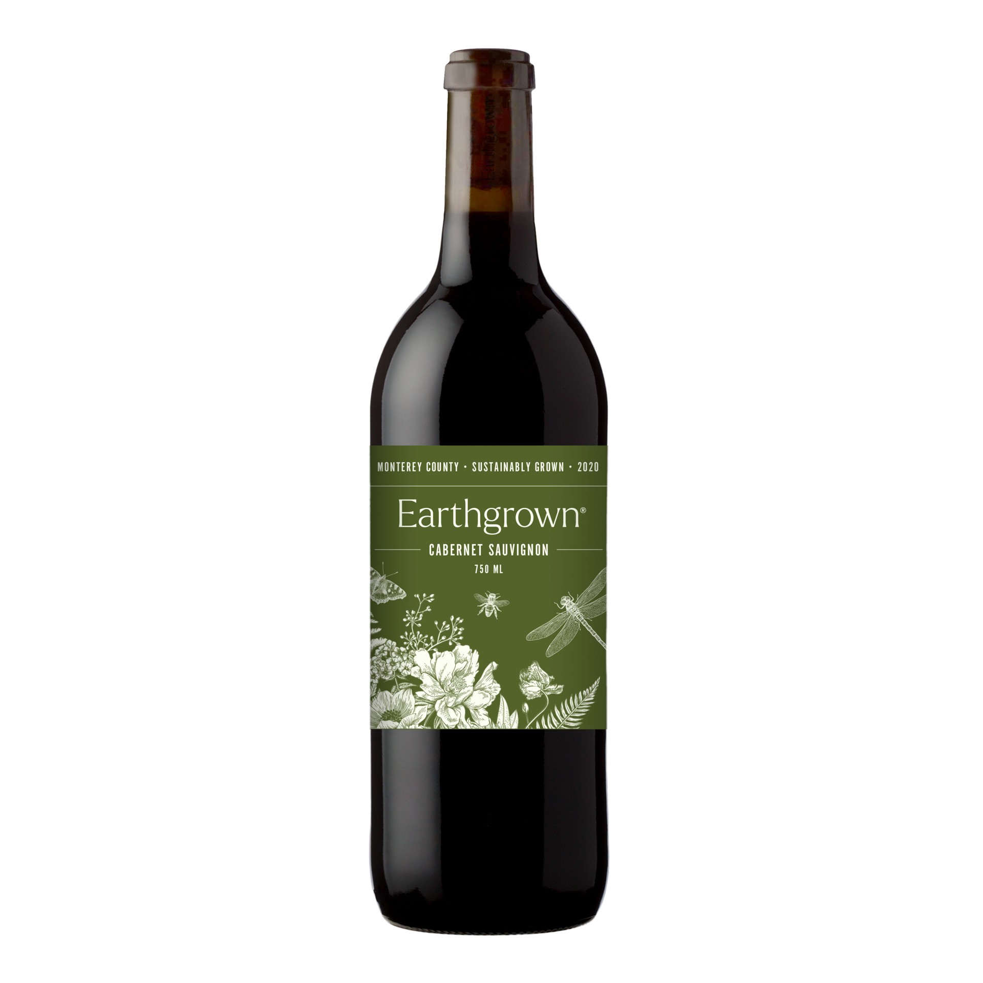 slide 1 of 6, Earthgrown Cabernet Sauvignon Red Wine - 750ml, 2020, Monterey County, 750 ml