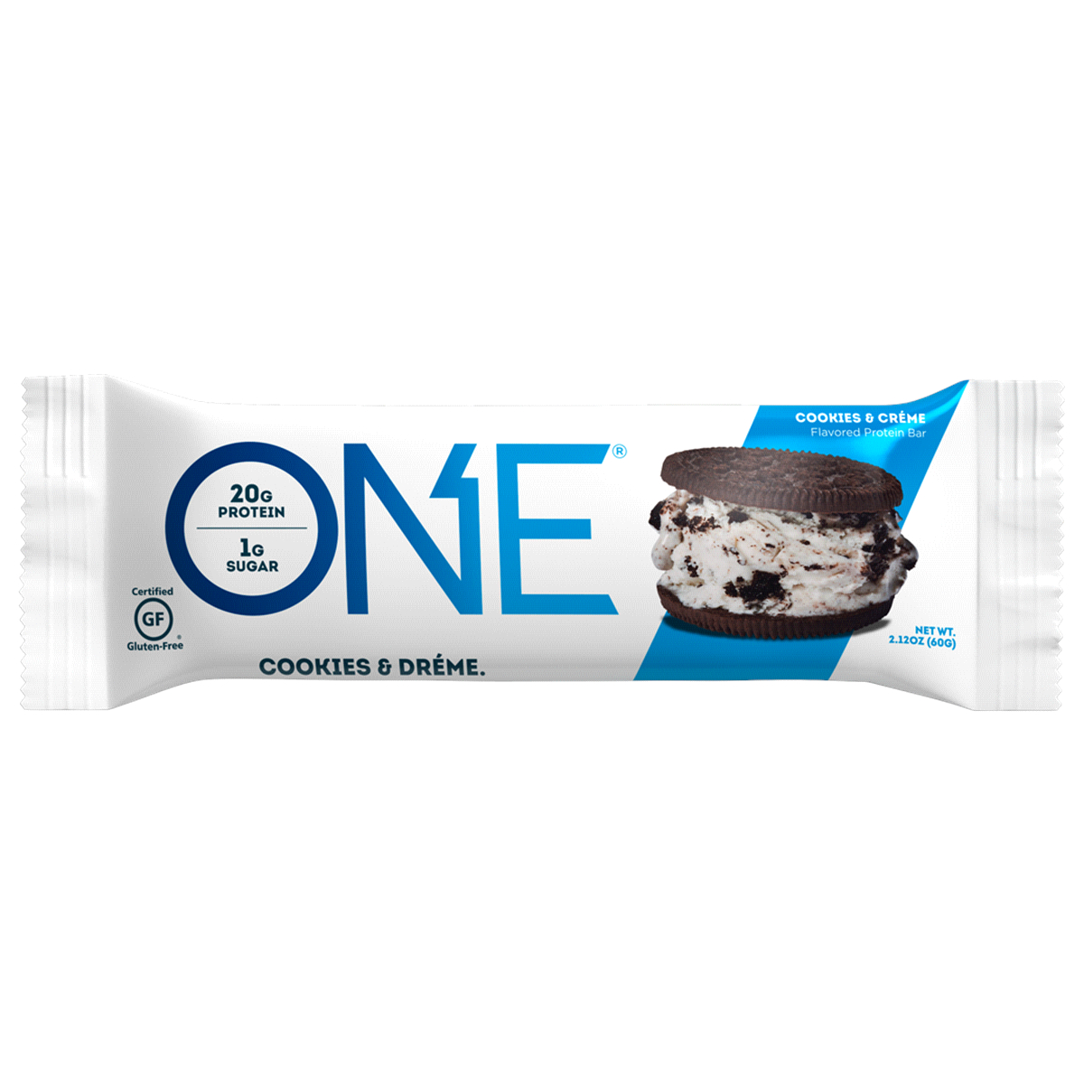 slide 1 of 1, Oh Yeah! One Cookies Creme Flavor Protein Bar, 2.12 oz