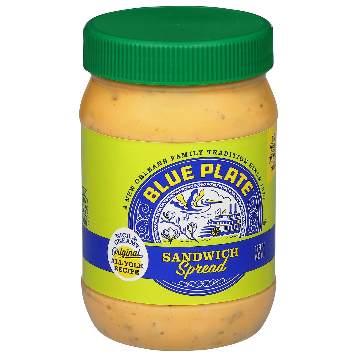 slide 4 of 4, Blue Plate Rich & Creamy Sandwich Spread 15 fl oz, 15 fl oz