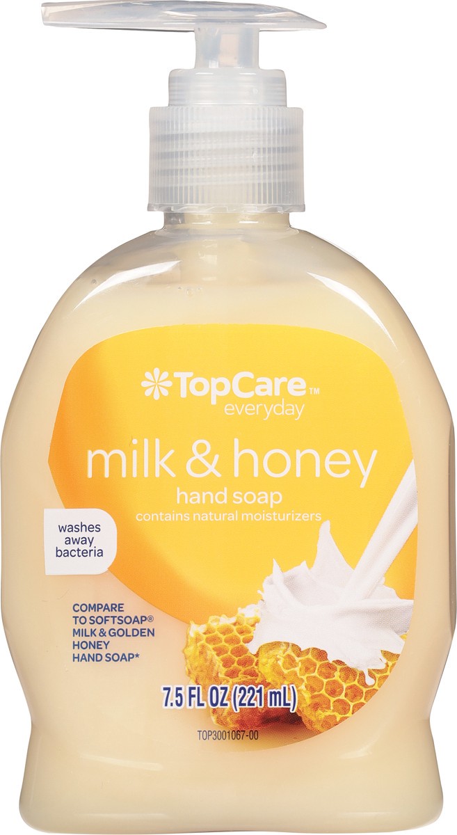 slide 7 of 10, TopCare Everyday Milk & Honey Hand Soap 7.5 fl oz, 7.5 fl oz