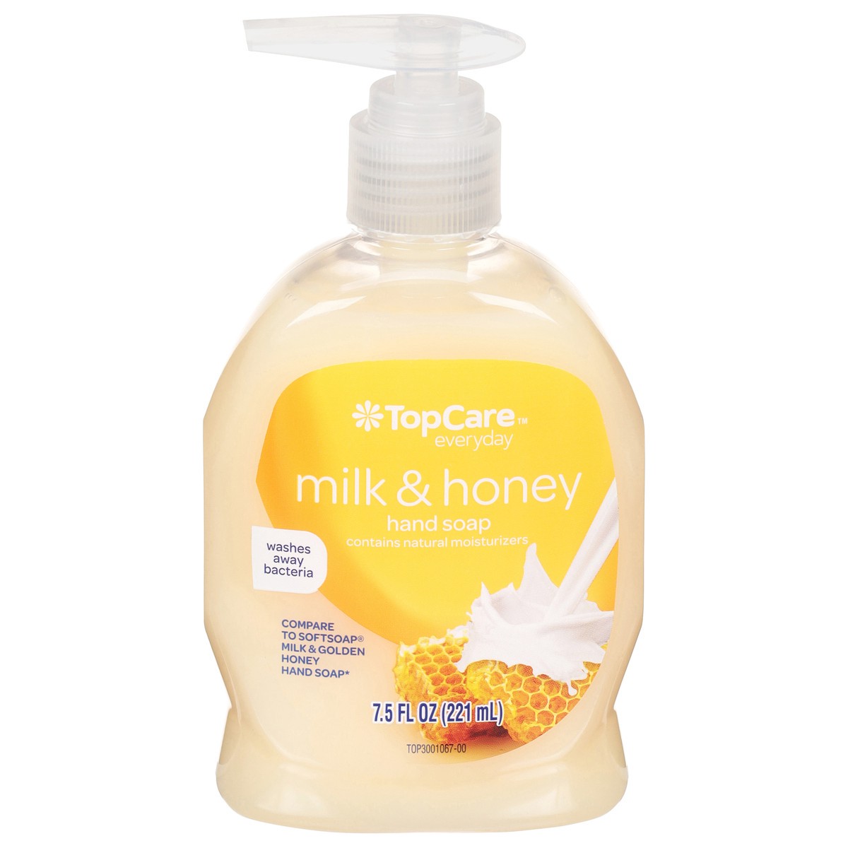 slide 4 of 10, TopCare Everyday Milk & Honey Hand Soap 7.5 fl oz, 7.5 fl oz