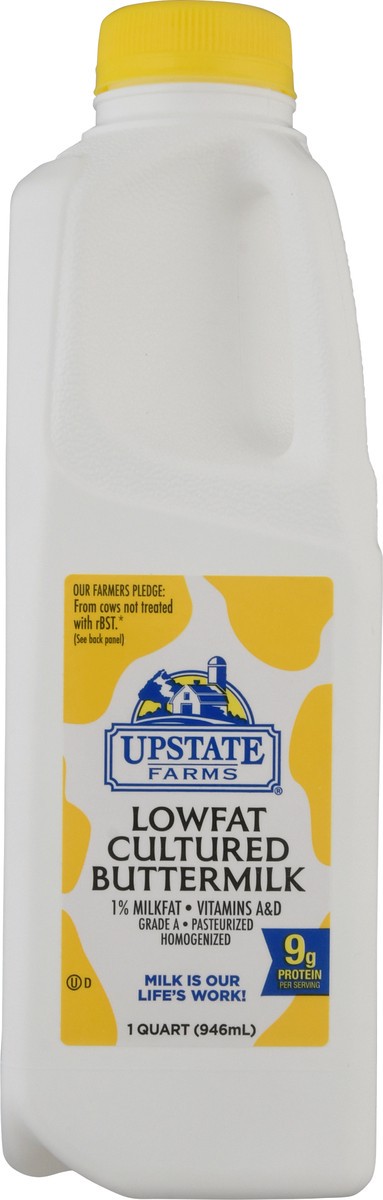 slide 1 of 4, Upstate Farms Lowfat Cultured Buttermilk 1 qt Jug, 1 qt