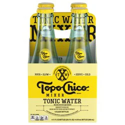 Topo Chico Mixer Tonic Water Glass Bottles- 4 ct