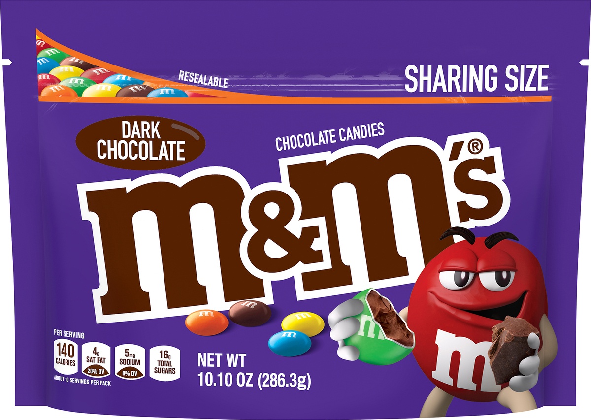 M&M's Dark Chocolate Candies 10.1 oz | Shipt