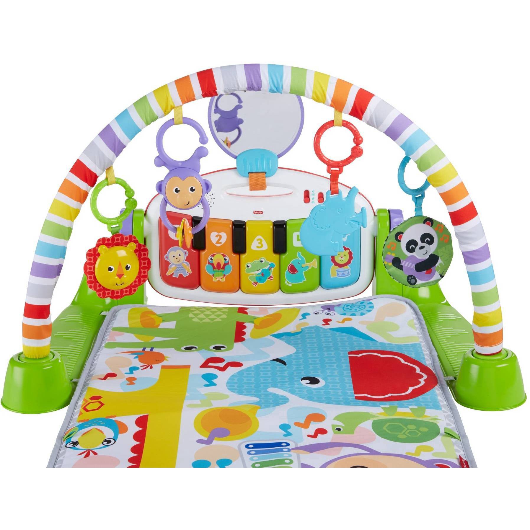 slide 9 of 11, Fisher-Price Deluxe Kick & Play Piano Gym, 1 ct