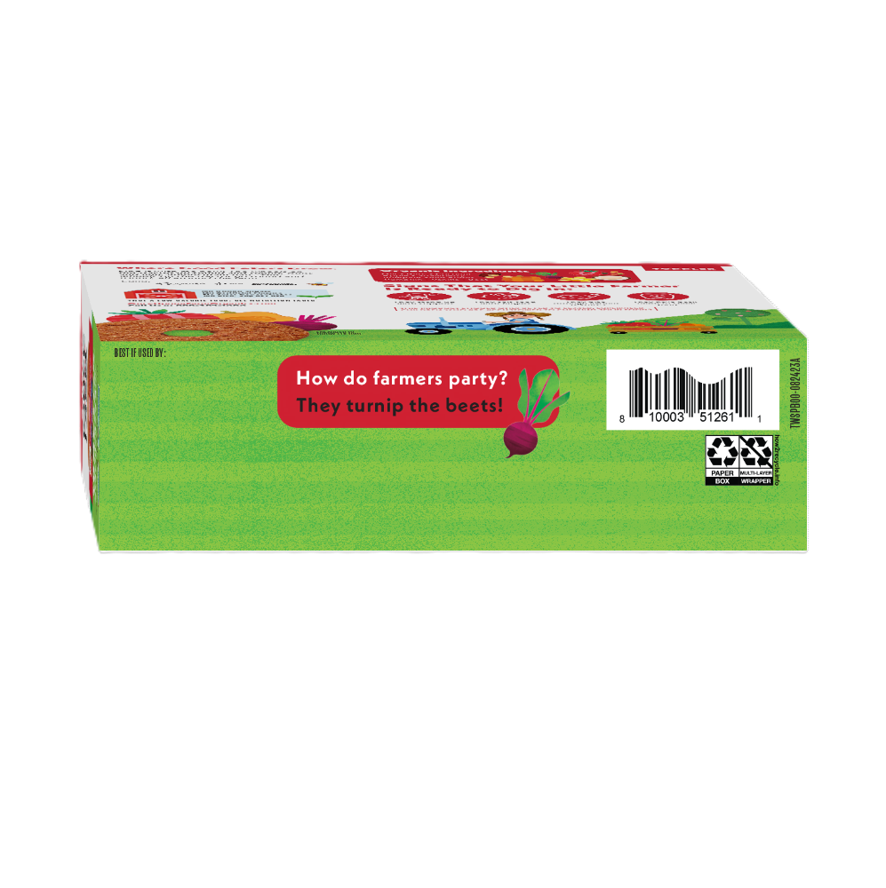 slide 3 of 6, Once Upon a Coconut Once Upon a Farm Organic Tractor Wheels Toddler Bar, Strawberry, Pumpkin & Beet, 5ct, 5 ct