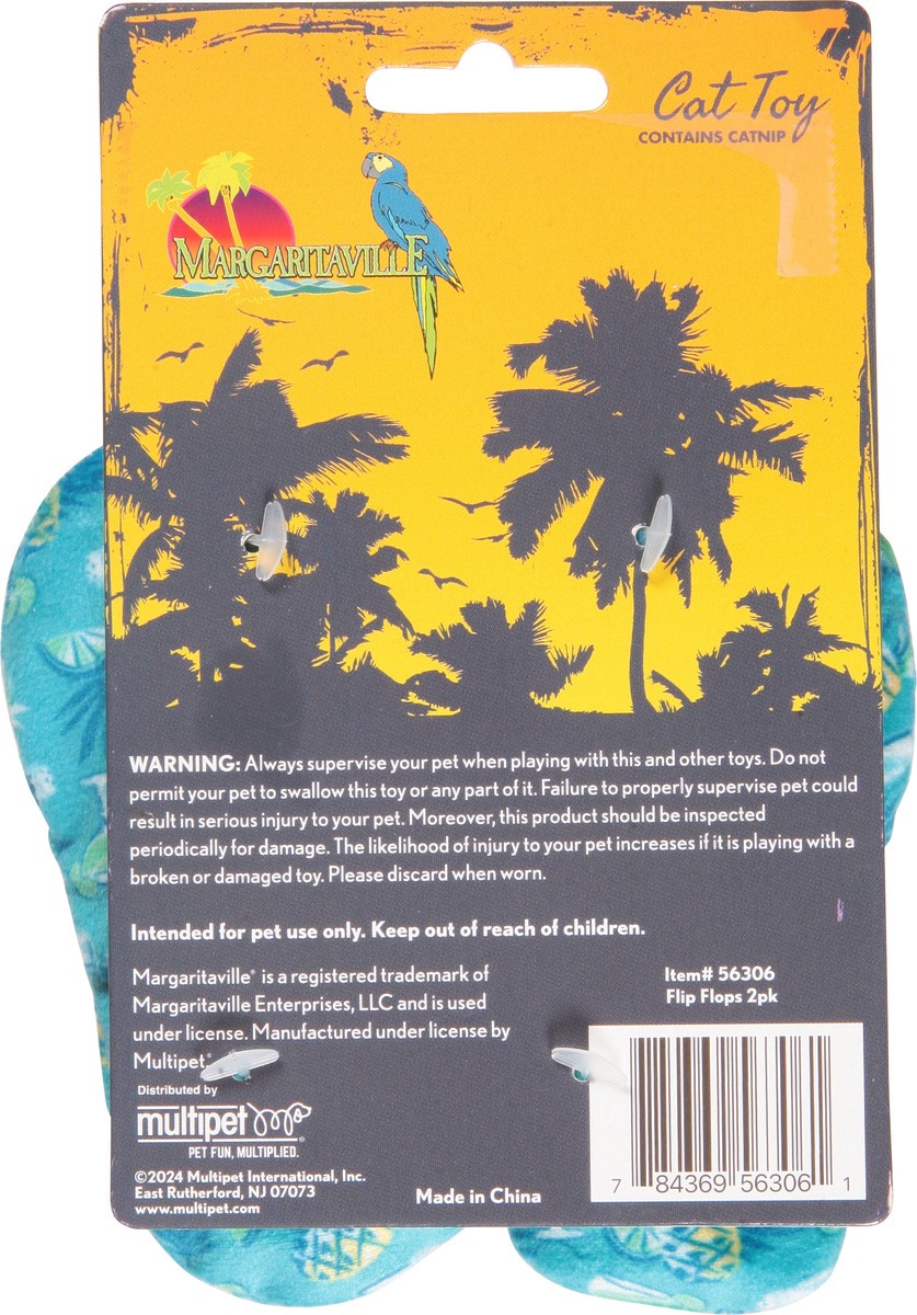 slide 10 of 11, Multipet Marga Flip Flo, 2 ct