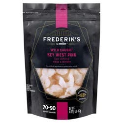 Frederiks by Meijer 70/90 Wild Caught Key West Pink Raw Shrimp, 16 oz