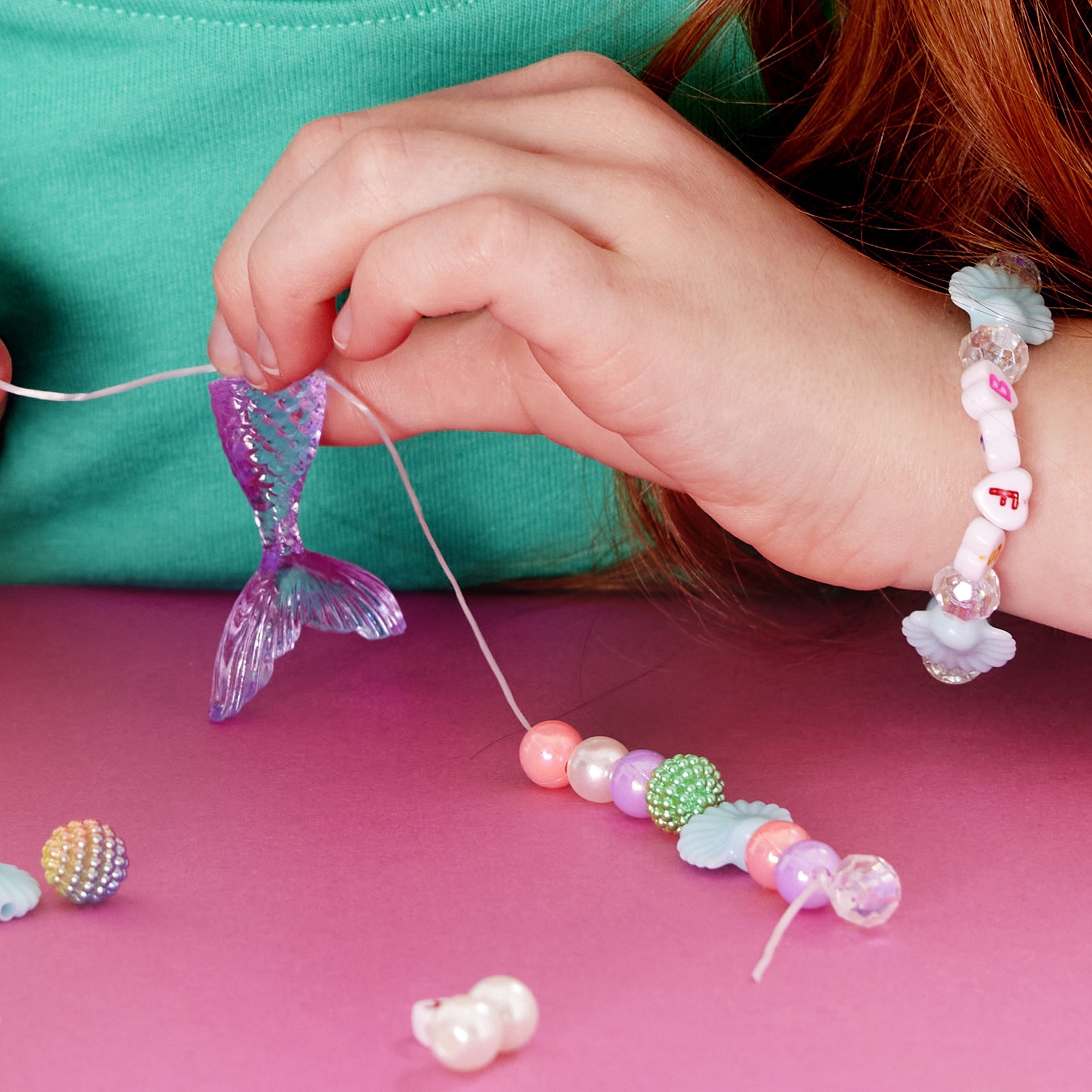 slide 8 of 13, Faber-Castell Creativity For Kids Mermaid Bead Jewelry Jar, 2.5 in x 5.3 in