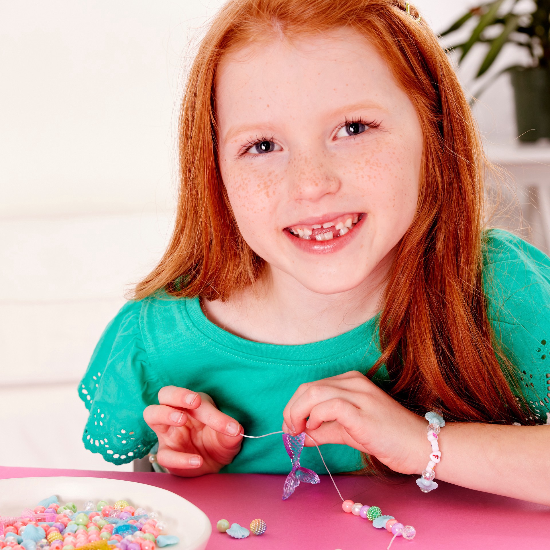 slide 12 of 13, Faber-Castell Creativity For Kids Mermaid Bead Jewelry Jar, 2.5 in x 5.3 in