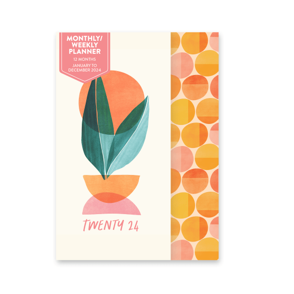 slide 6 of 8, 2024 Orange Circle Studio Weekly/Monthly Duplex Planner, Southwest Desert, 4"" X 7-3/4"", January To December 2024 , 24514, 1 ct