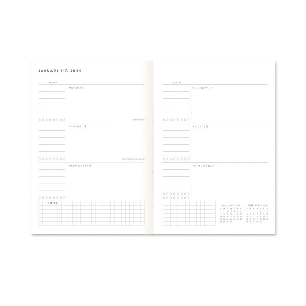 slide 8 of 8, 2024 Orange Circle Studio Weekly/Monthly Duplex Planner, Southwest Desert, 4"" X 7-3/4"", January To December 2024 , 24514, 1 ct
