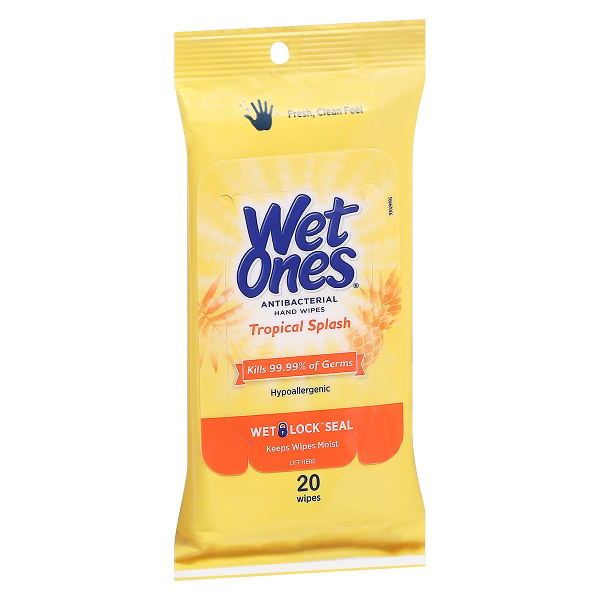 slide 5 of 9, Wet Ones Antibacterial Tropical Splash Hand Wipes 20 ea, 20 ct