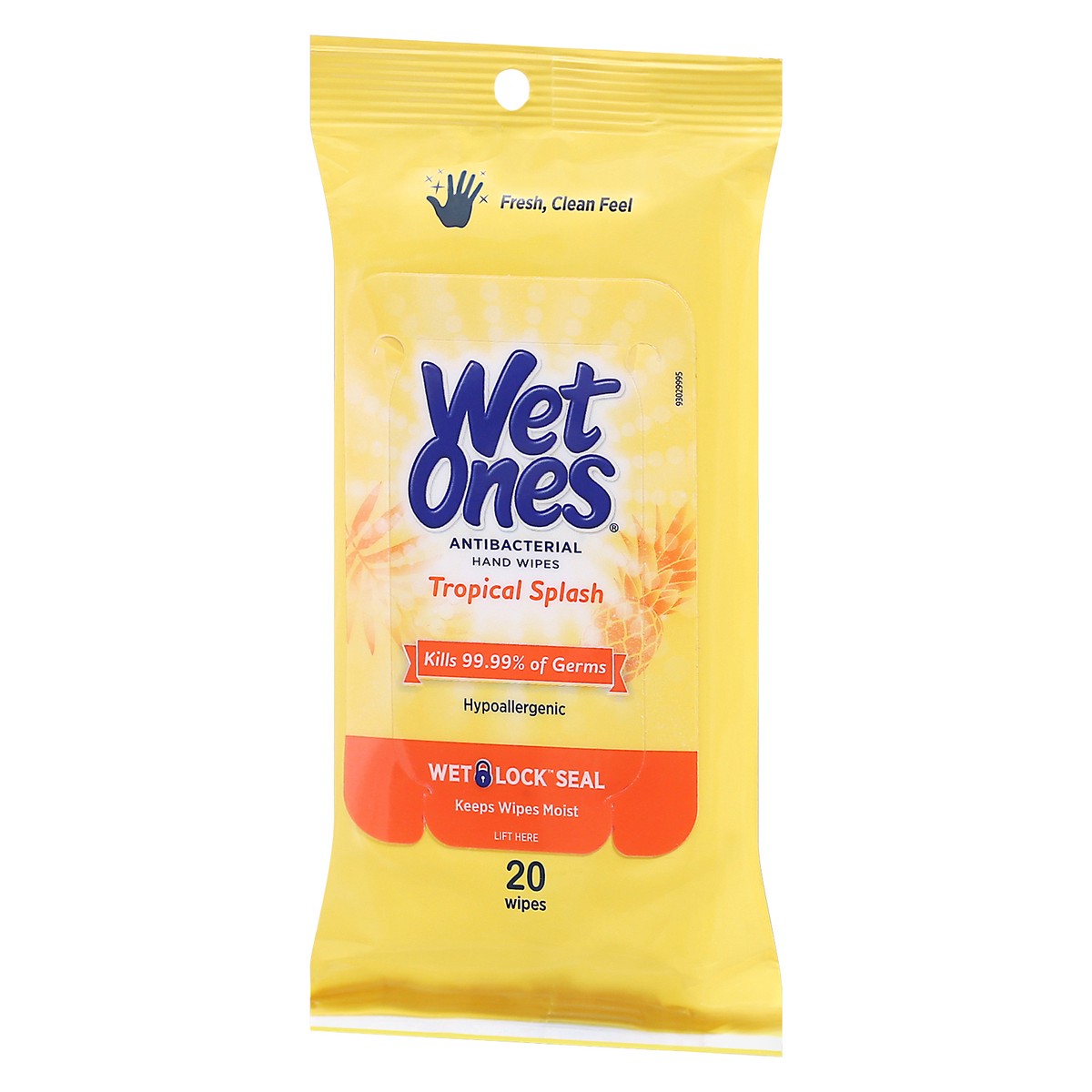 slide 8 of 9, Wet Ones Antibacterial Tropical Splash Hand Wipes 20 ea, 20 ct