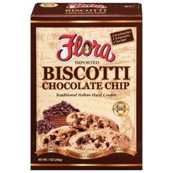 Flora Chocolate Chip Biscotti 7 oz