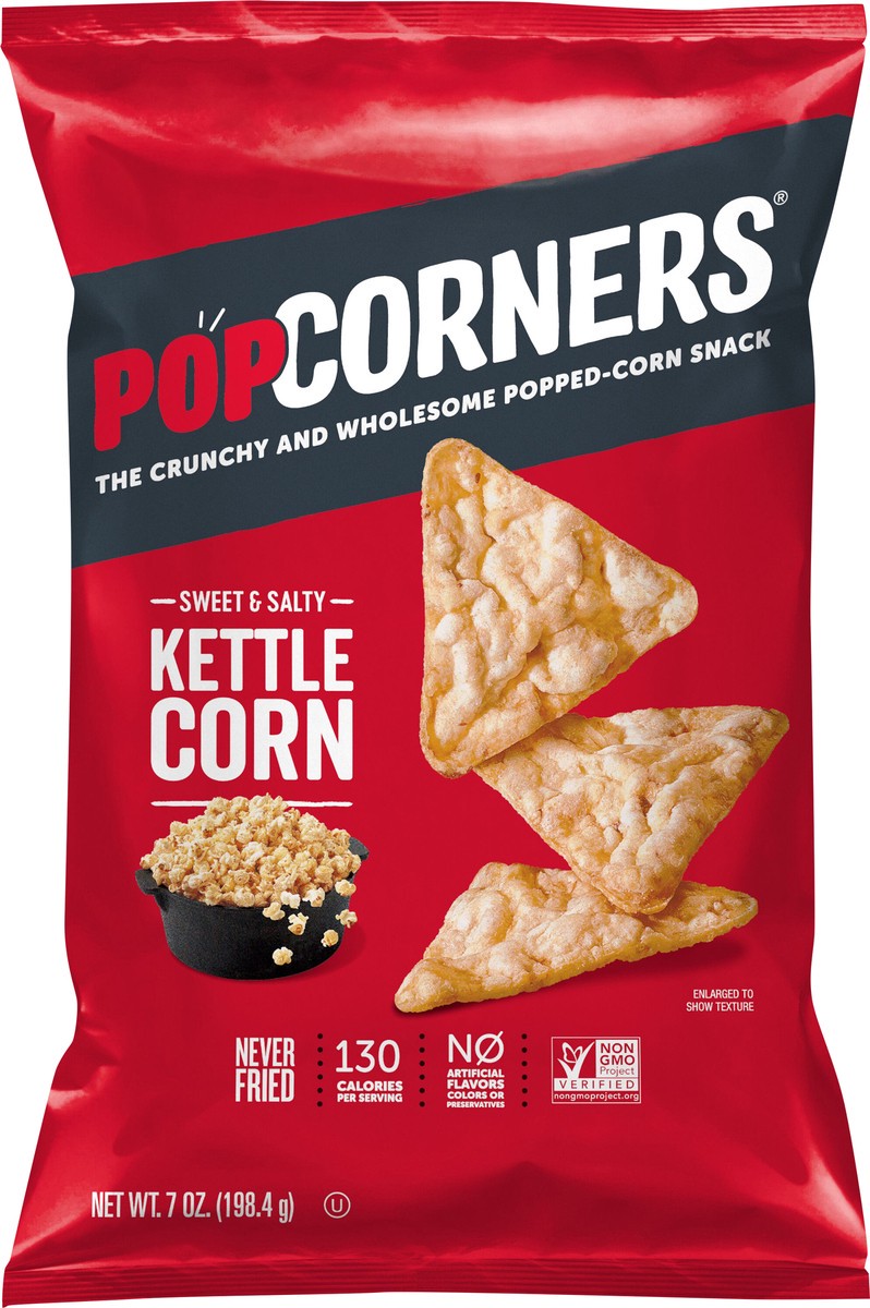 slide 1 of 6, PopCorners Popped-Corn Snacks, 7 oz