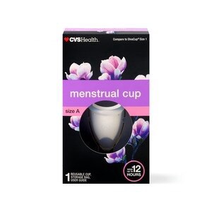 slide 1 of 1, CVS Health Size A Menstrual Cup, 1 ct