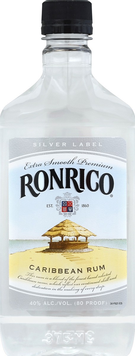 slide 2 of 2, Ronrico Silver Caribbean Rum 375 ml, 375 ml