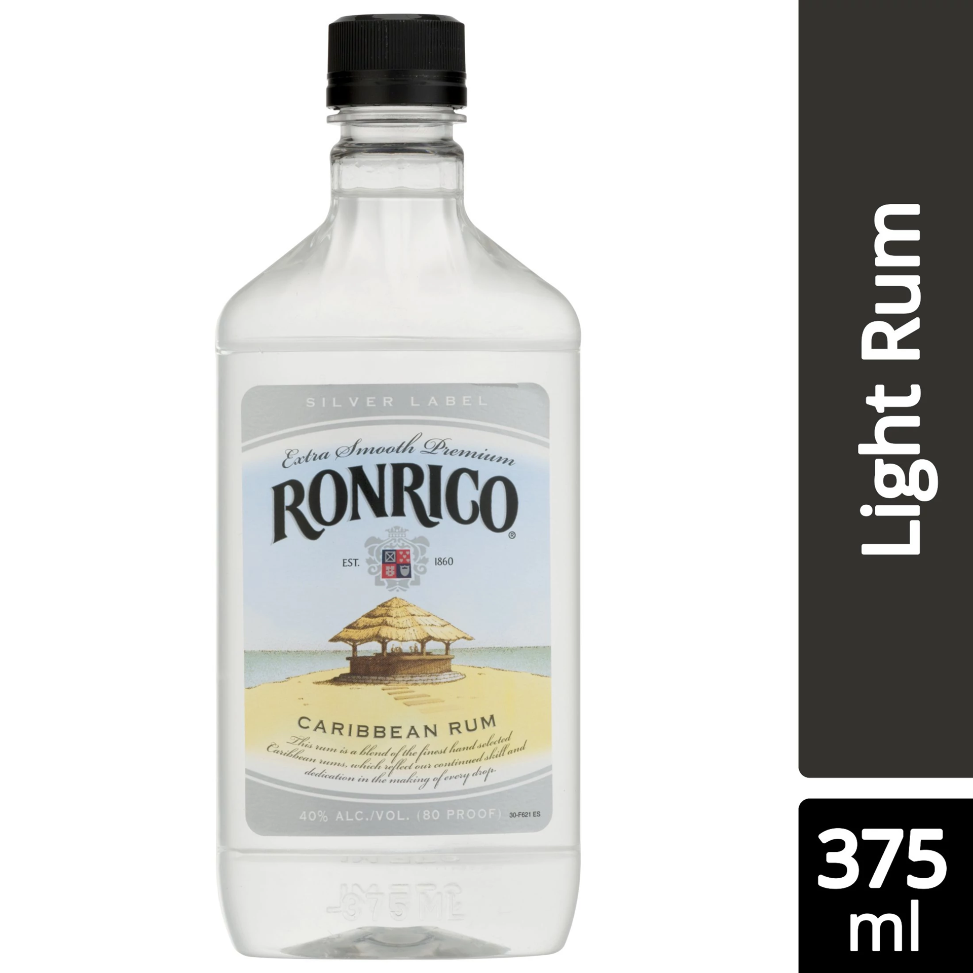 slide 1 of 2, Ronrico Silver Caribbean Rum 375 ml, 375 ml