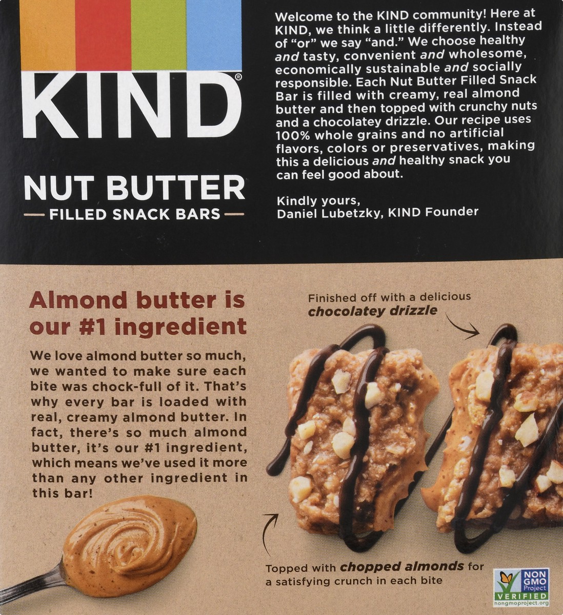 slide 2 of 9, KIND Nut Butter Filled Bars, Honey Almond Butter, 4 ct