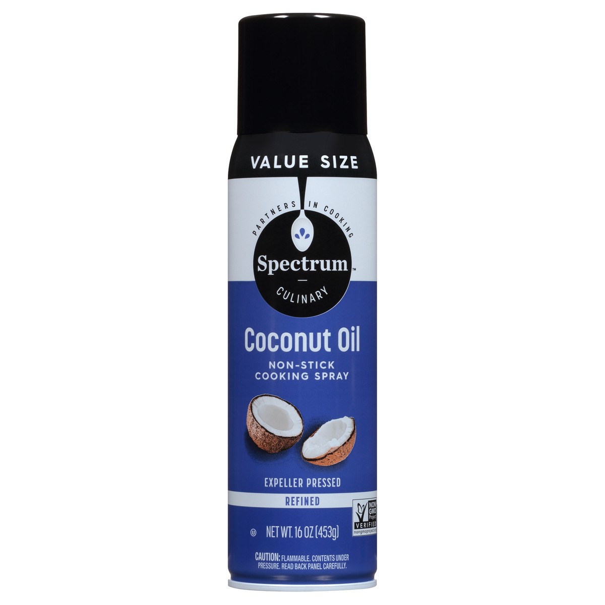 slide 9 of 9, Spectrum Culinary Coconut Oil Non-Stick Cooking Spray 16 oz. Can, 16 oz