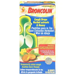 Broncolin Bee Honey & Plant Extracts Hard Candy