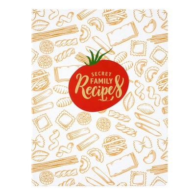 slide 1 of 3, 9.25" Secret Family Recipes Binder By Ashland, 7.25 in x 9.25 in x 1.5 in