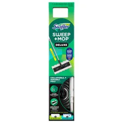 Swiffer Sweep and Mop Deluxe, 2-in-1 Floor Mopping and Sweeping Kit