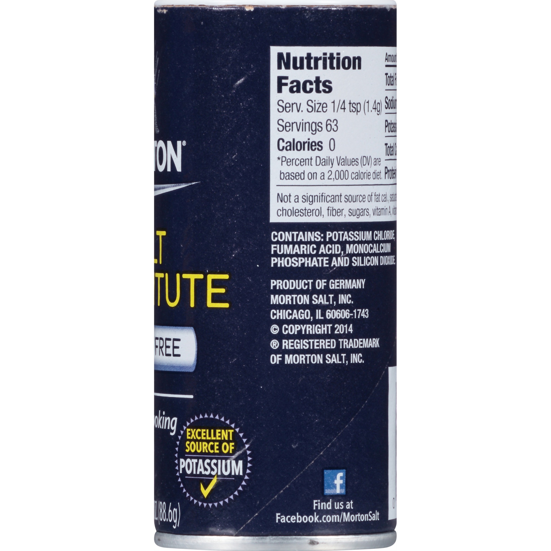 slide 2 of 6, Morton Salt Substitute - 3.125 oz, 3.12 oz