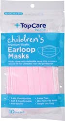 TopCare Health Premium Elastic Children's Earloop Masks 10 ea