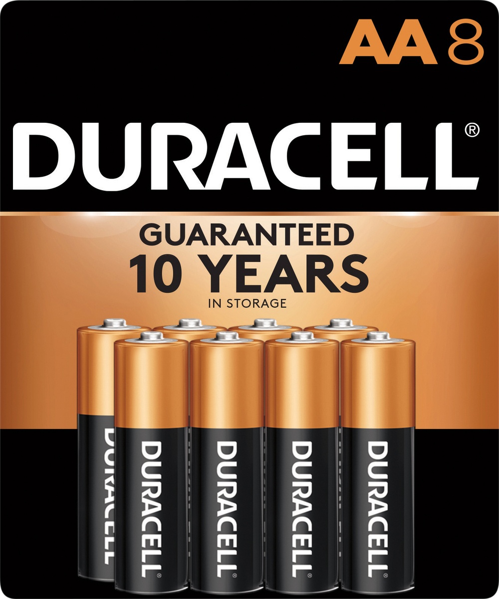slide 5 of 7, Duracell Coppertop AA Alkaline Batteries, 8 ct