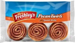 Mrs. Freshley's Twirls™ Pecan Sweet Rolls 6 oz. Pack